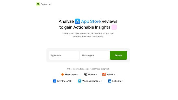 Supascout: Analyze App Store reviews to gain Actionable insights