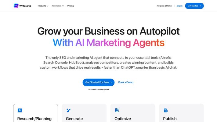 Writesonic - AI Article Writer & AI Marketing Agent