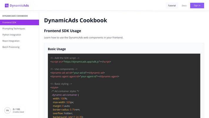 DynamicAds | Create AI-Powered Interactive Ads That Talk To Your Users