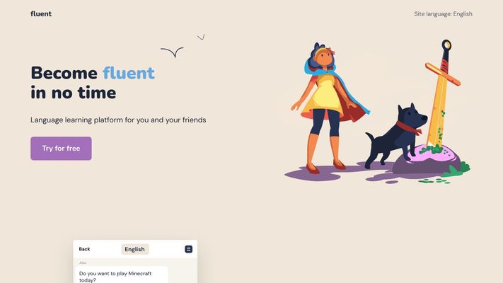 Fluent Language Learning Platform