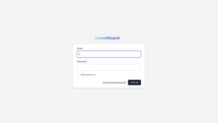 NameWizard: generate domain names using AI