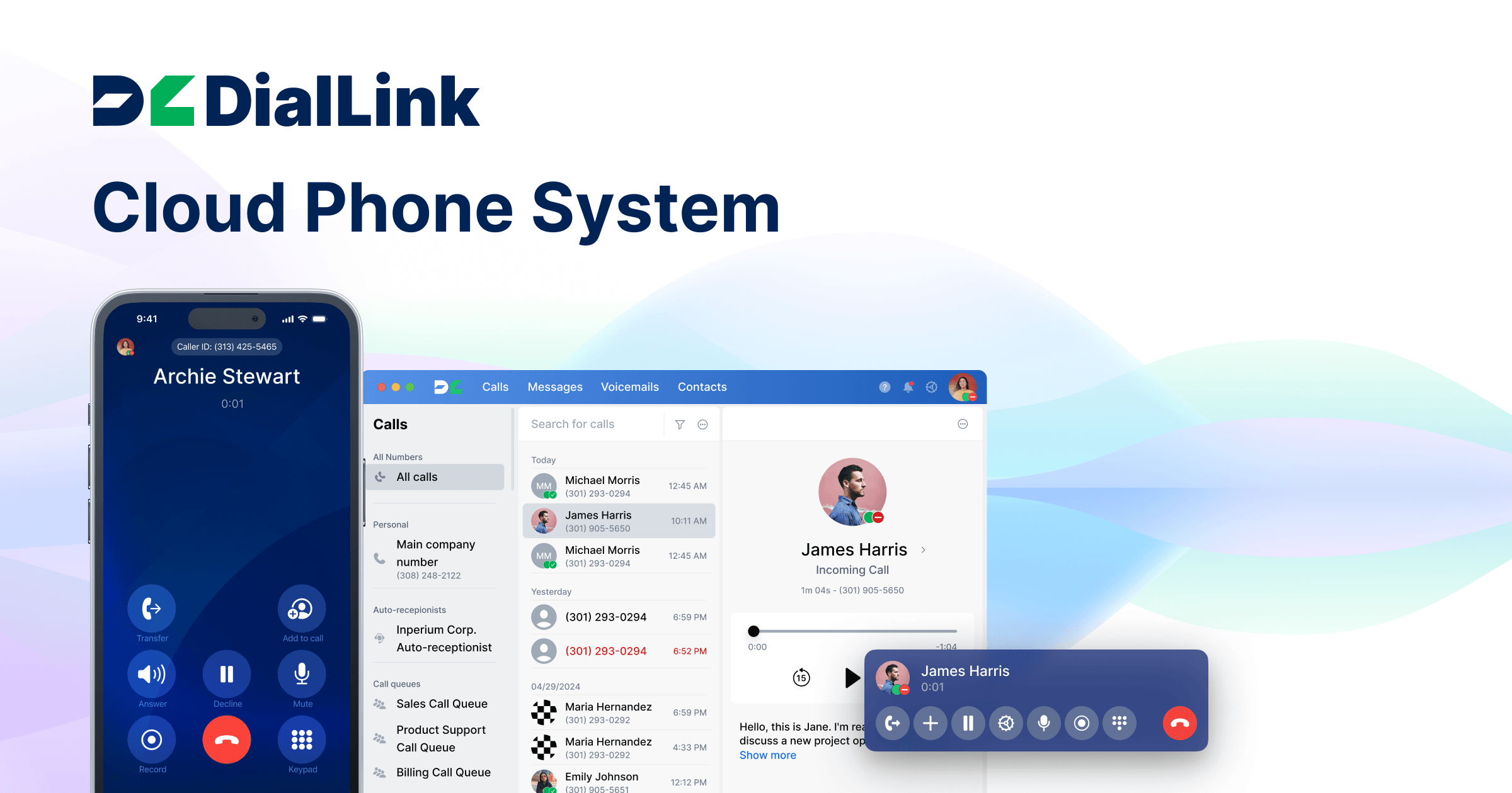 DialLink - DialLink是一款专为中小企业和初创企业打造的易用的云电