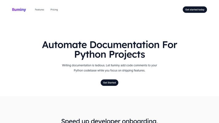 lluminy - Automate Documentation For Python Projects