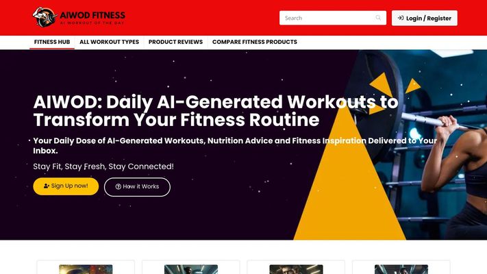 AIWOD Fitness - AI Workout Of The Day