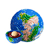 像素地球积木模型Pixel Earth