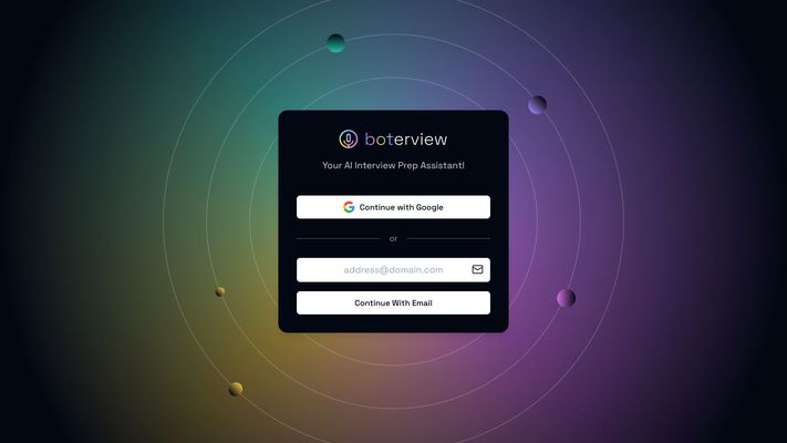 boterview - The AI Interview Preparation Tool