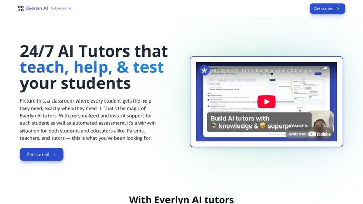 The Best Place to Build AI Tutors | EverLyn AI