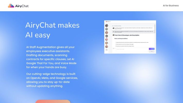 Try AiryChat AI Assistants for Free