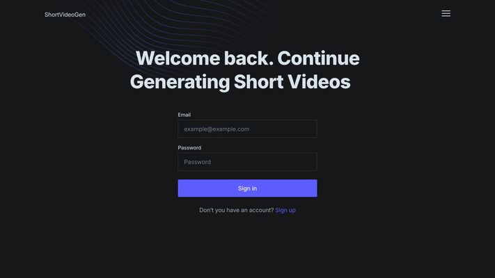 ShortVideoGen