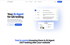 Flowtest.ai - AI Agent for website uptime monitoring.