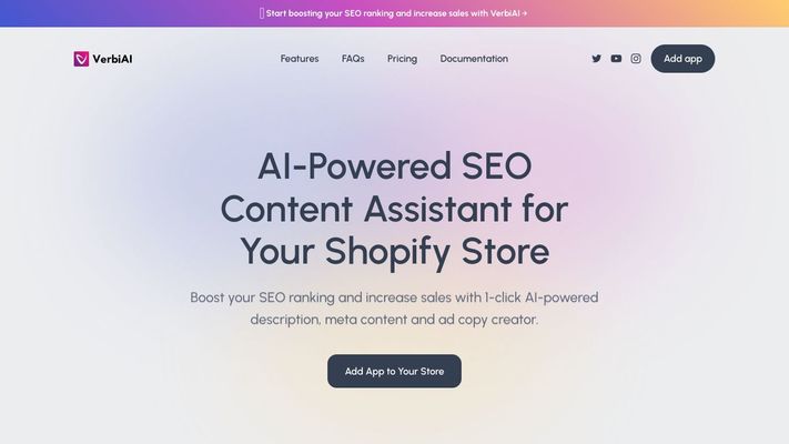 VerbiAI - AI-Powered SEO description and meta content creation