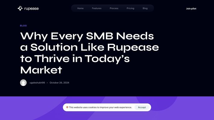 Rupease – Cash flow management system