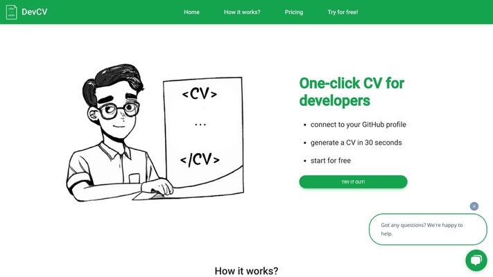 One-click CV