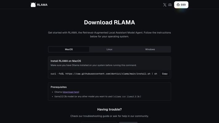 RLAMA | Retrieval-Augmented Local Assistant Model Agent