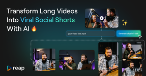 reap: Create viral shorts and reels using AI video clipping