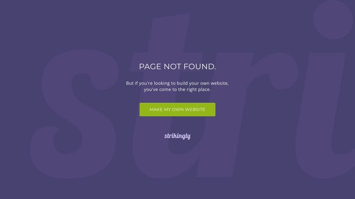 Page not found - Strikingly