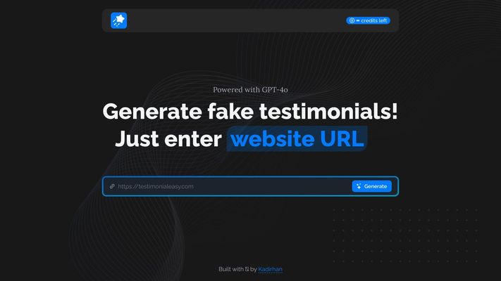 Generate Testimonials Easily – TestimonialEasy