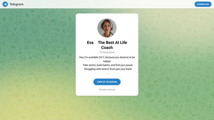 Eva 🤗 The Best AI Life Coach