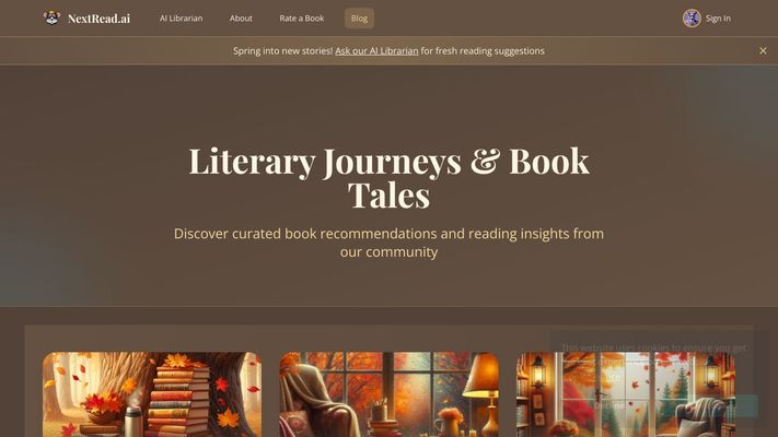 NextRead.ai - a perfect place for a book lover!