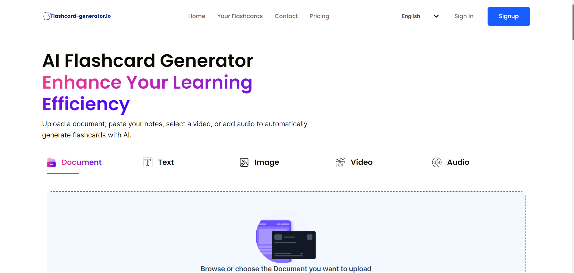 Fast & Easy AI Flashcard Generator for Efficient Learning - Transform ...