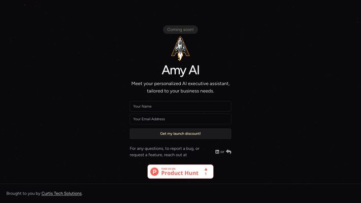 Amy AI — Waitlist