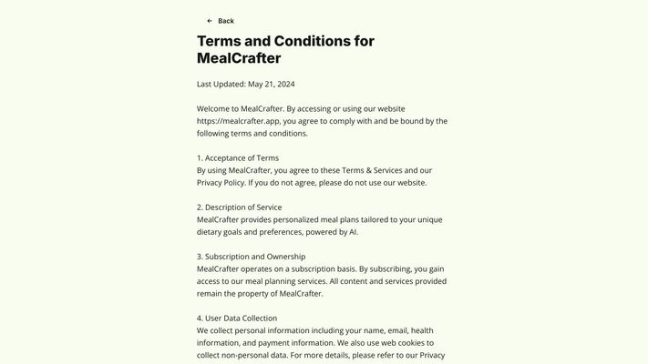 MealCrafter